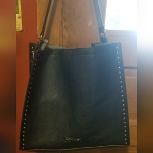 Calvin Klein lather purse w wallet